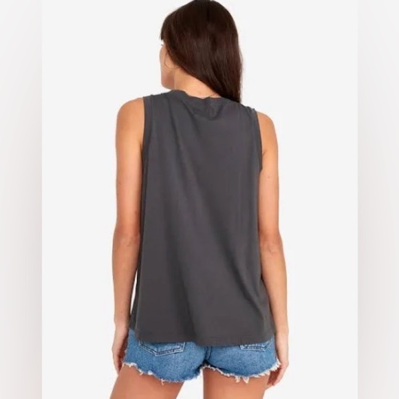 MATE The Label V Tank Top Charcoal Size Small NWOT - Picture 7 of 7
